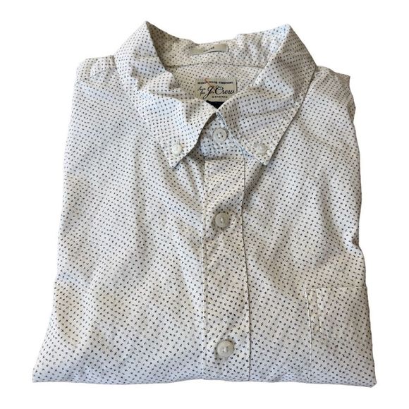 J. Crew Men’s Long Sleeve Button Down Slim Fit Stretch Oxford Shirt Size Large - Picture 1 of 8